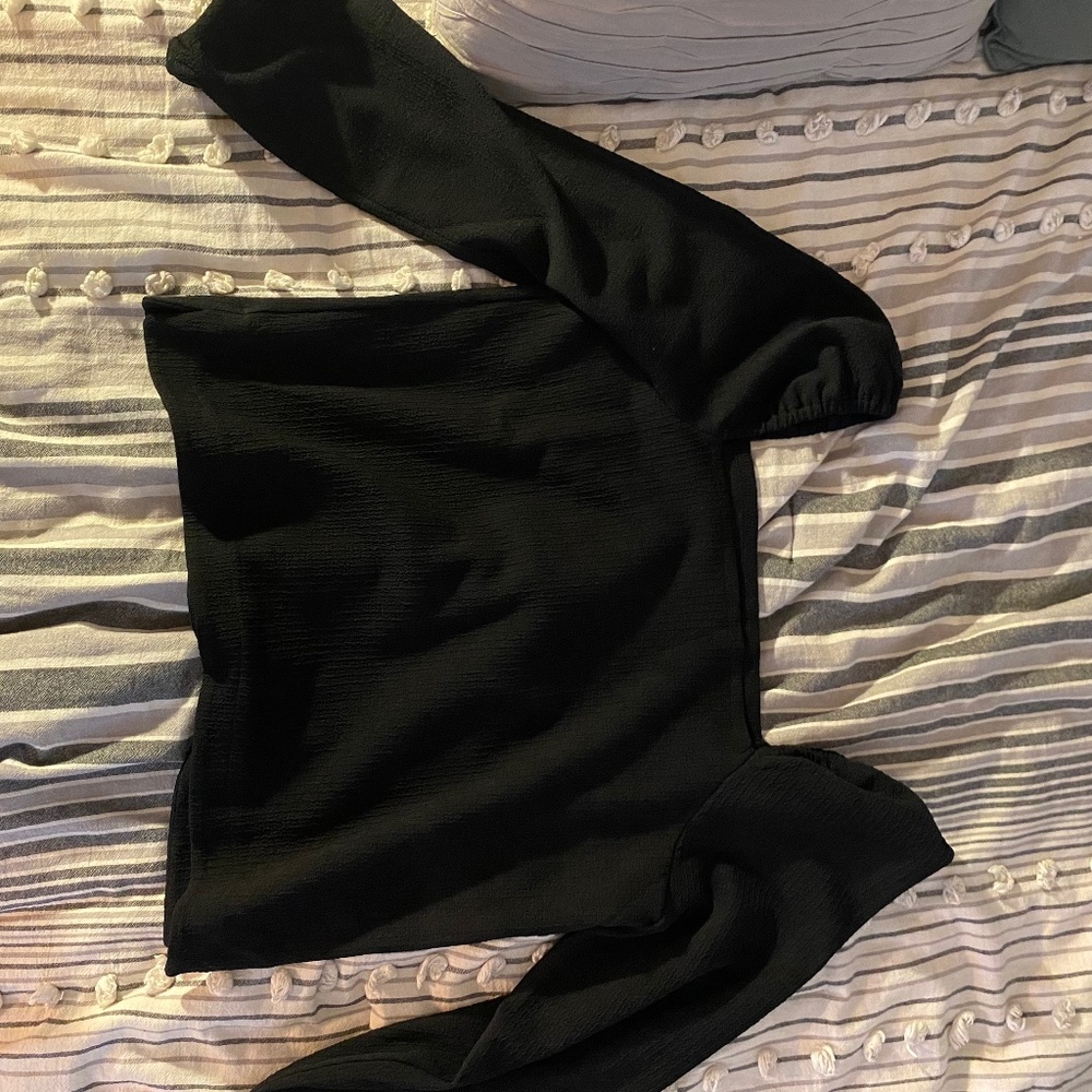 Madewell black long sleeve shirt